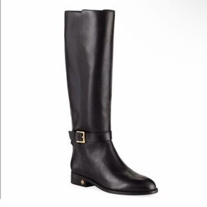 Tory Burch Brooke Leather Black Boots
